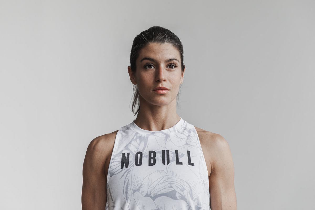 Nobull High-Neck Women's Tank Tops Grey | Australia (AN4589)